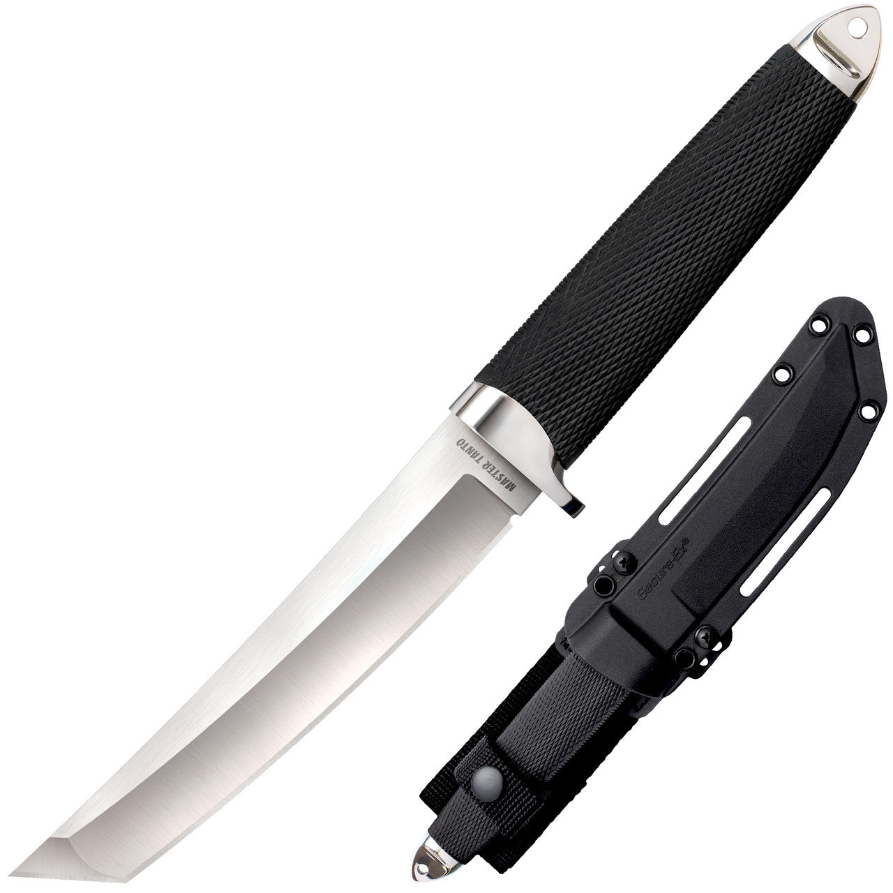 Cold Steel Tactical Fixed Blade Knife with Sheath - Front View