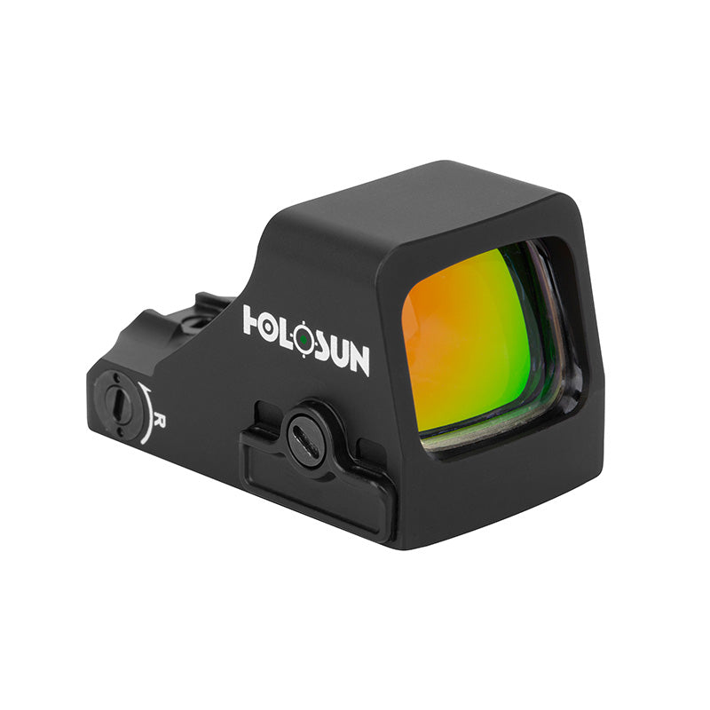 Front view of Holosun HE407K-GR X2 red dot sight