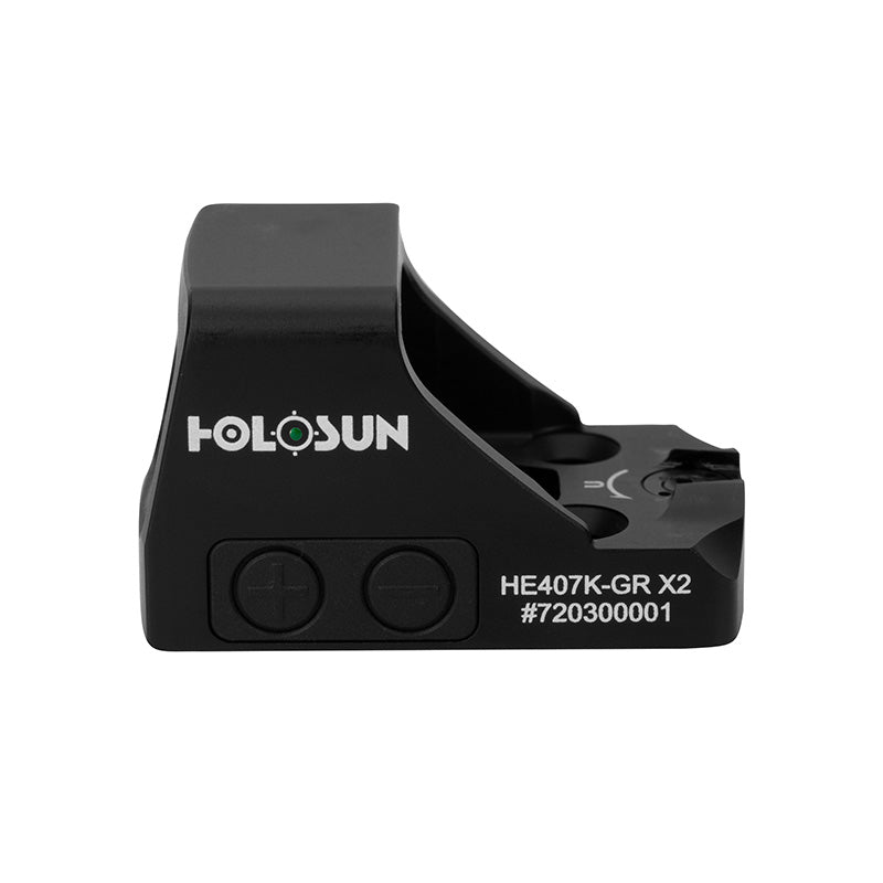 Holosun HE407K-GR X2 red dot sight with green dot reticle