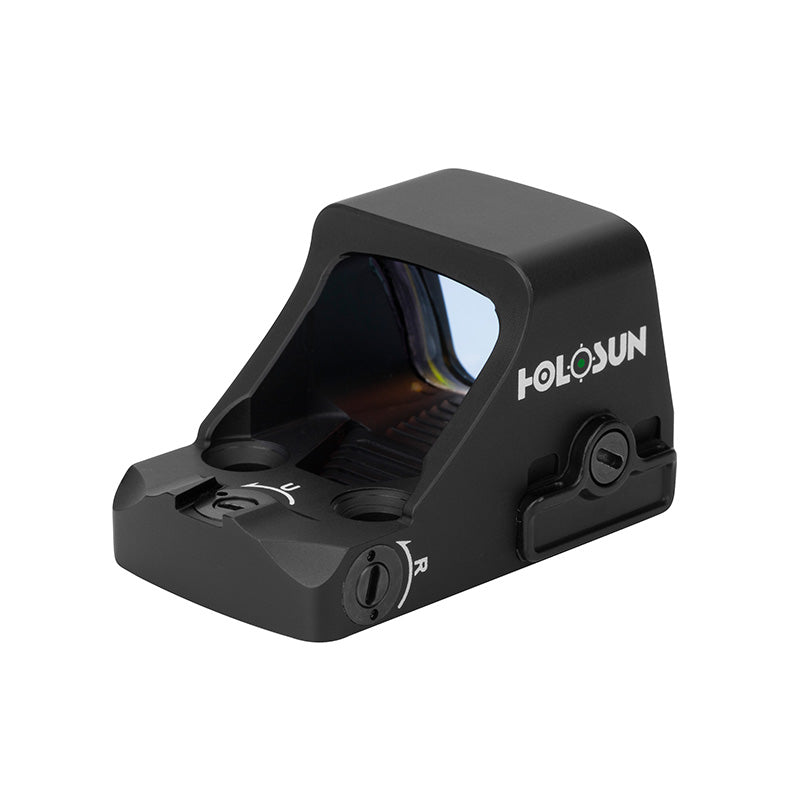 Side view of Holosun HE407K-GR X2 red dot sight